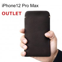 【アウトレット】iPhone12Pro Max（6.7インチ） 本牛革レザースリーブケース