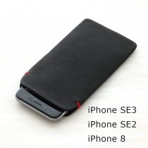 新iPhoneSE（第2世代）/iPhone12mini（Airジャケット等薄型ケース併用推奨）/iPhone8/7（4.7インチ） 本牛革レザースリーブケース