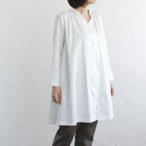 【送料無料】 スーピマコットンチュニック （オフホワイト）TP50