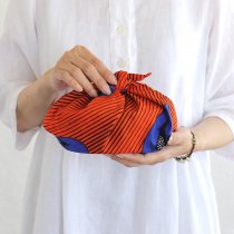 alinのあづま袋 S お弁当包み マチ付き アフリカンバティック