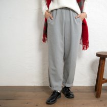 【送料無料】 東炊きコーデュロイ ストレートパンツ（ライトグレー）PT27