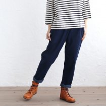 7oz デニム シュッとしたテーパードパンツ オールシーズン（ネイビー）PT03